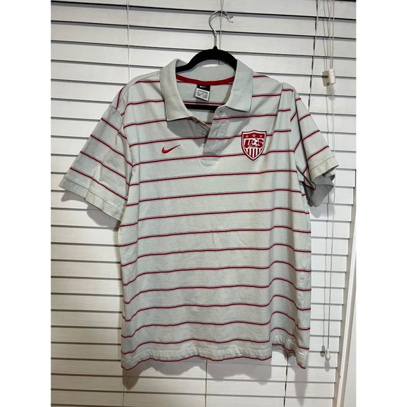 Vintage Nike Team USA Soccer Polo Shirt - Size‎ XXL - Picture 1 of 3